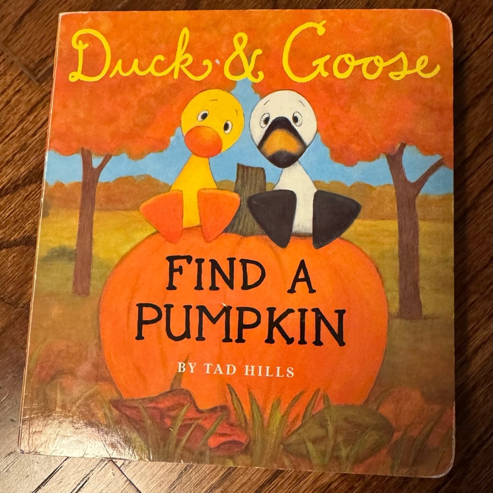 Duck and Goose Find a Pumpkin Board Book
